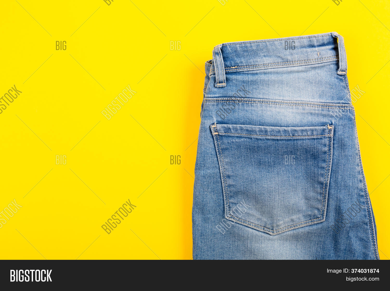 bright denim jeans