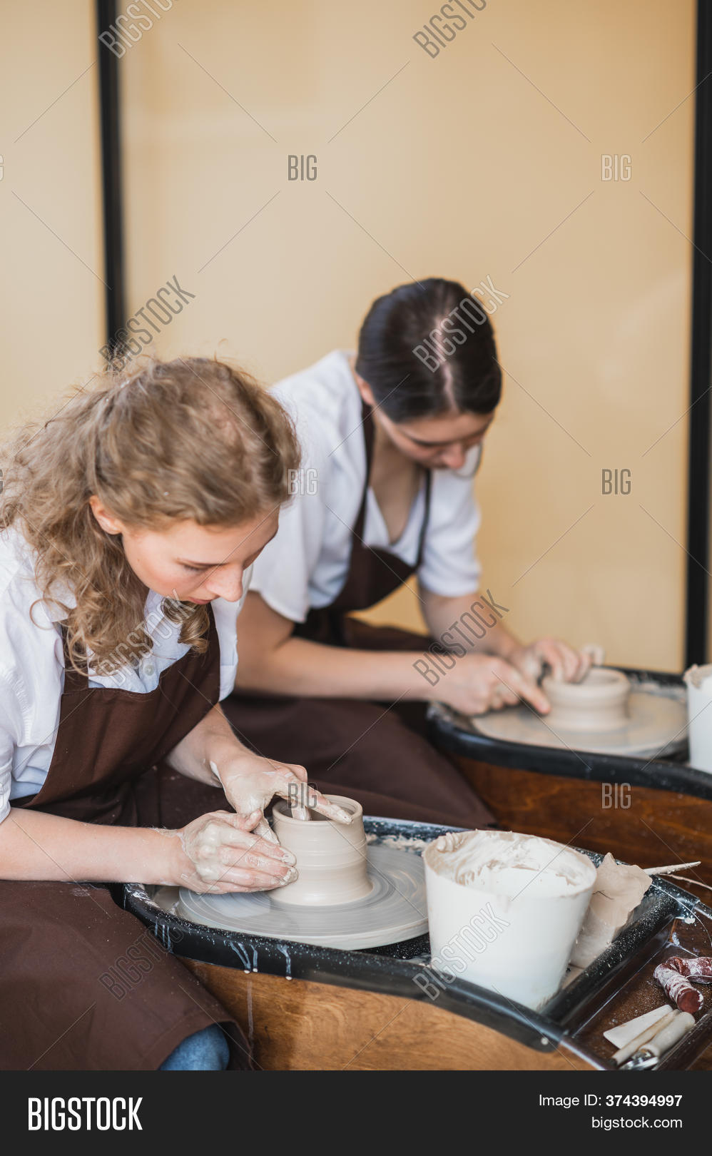 Two Female Ceramic Image & Photo (Free Trial) Bigstock
