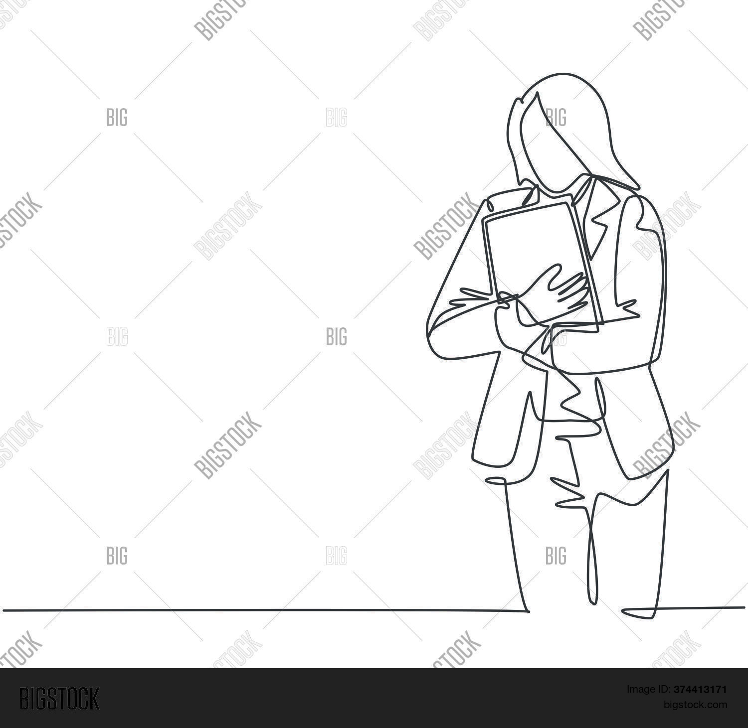 One Single Line Vector & Photo (Free Trial) | Bigstock