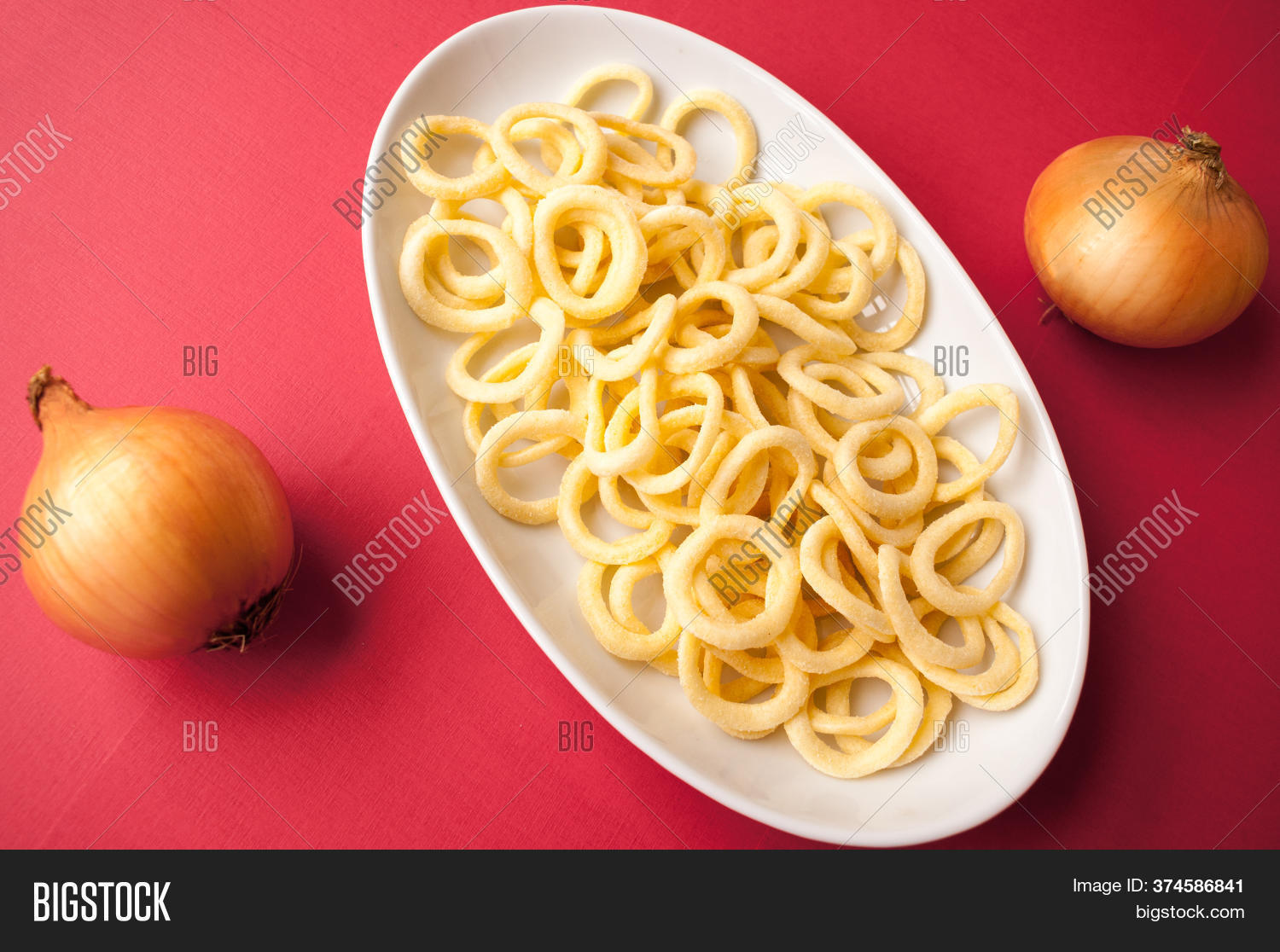Chips Onion Rings Image & Photo (Free Trial) Bigstock