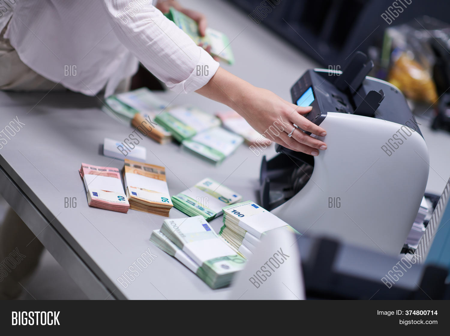 Bank Employees Using Image & Photo (Free Trial) Bigstock