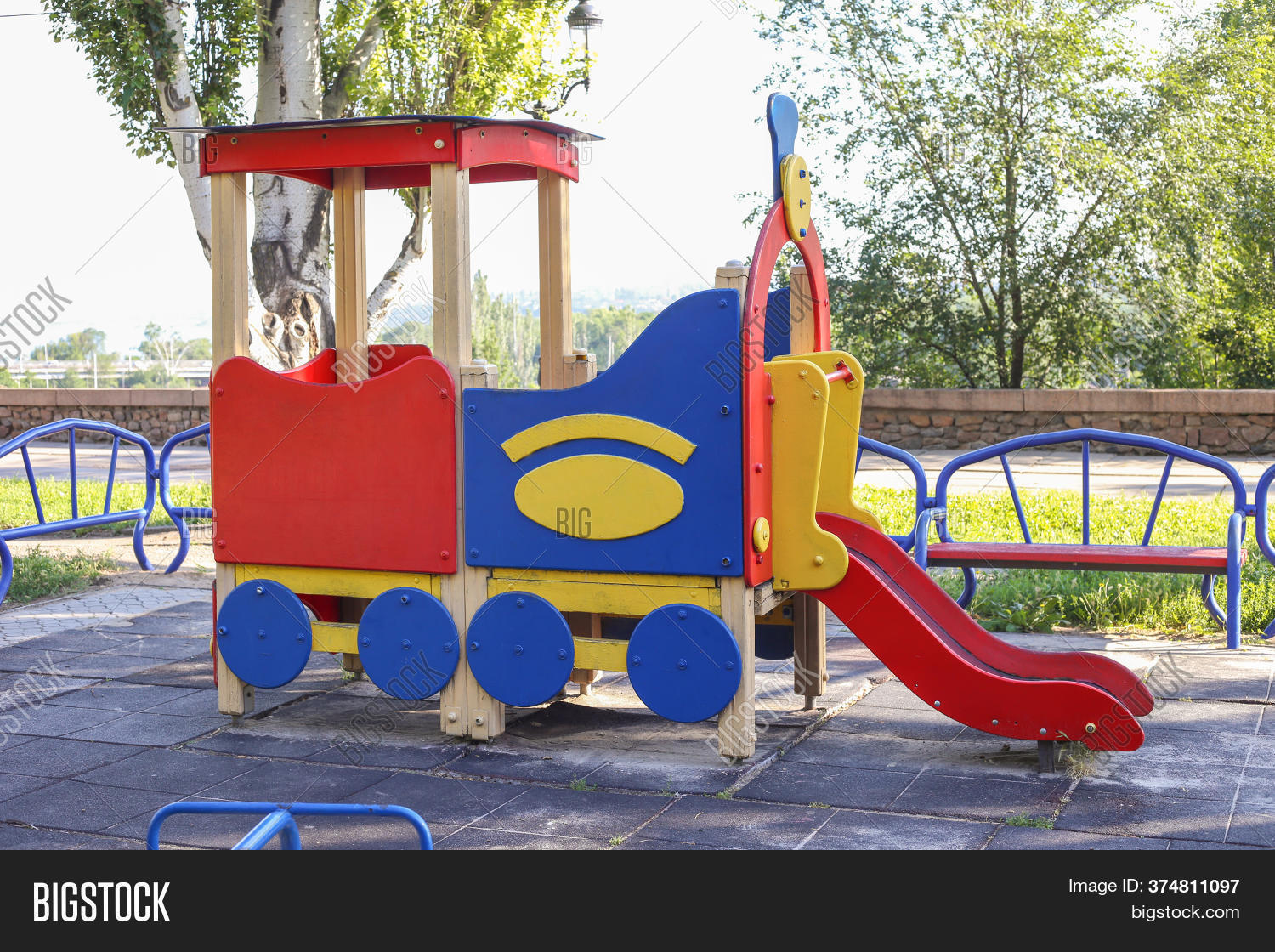 Playground Train. Image & Photo (Free Trial) Bigstock