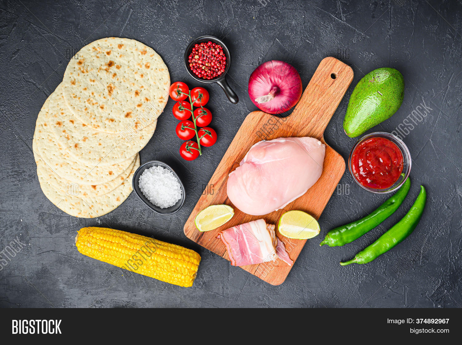 Ingredients Mexican Image & Photo (Free Trial) Bigstock