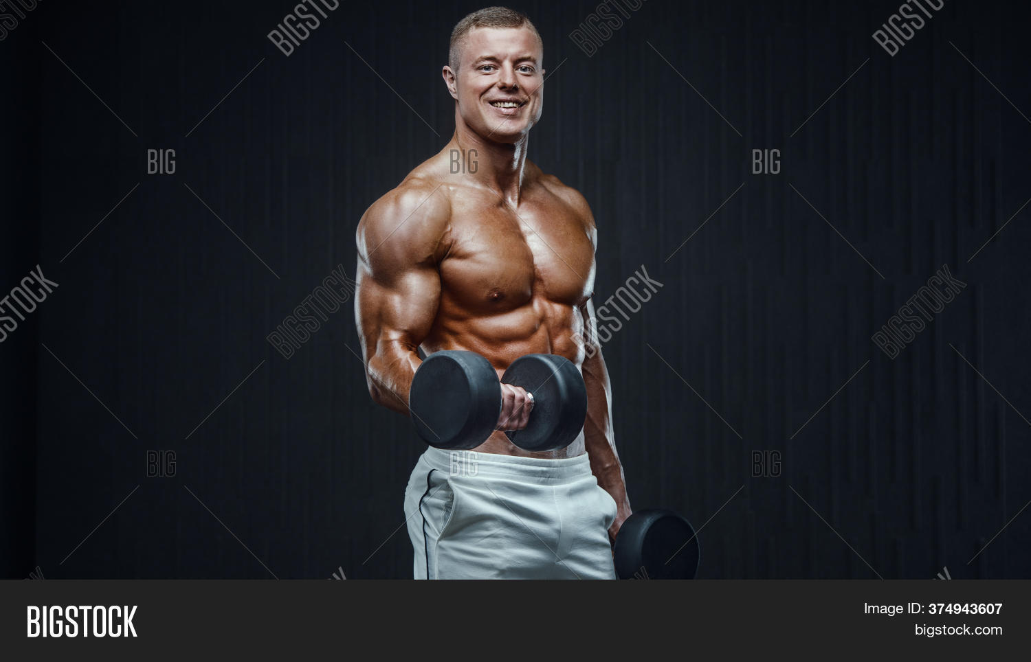 Fitness Man Pumping Image & Photo (Free Trial) Bigstock