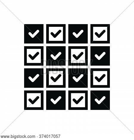 Black Solid Icon For All Whole Complete Overall Gross