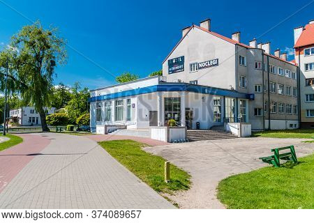 Pisz, Poland - June 1, 2020: Pko Bank Polski Branch In Pisz.