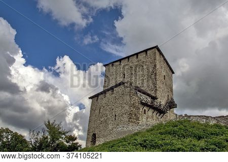 Vrsac, Serbia, June 20, 2020. Vrsac Castle, A Medieval Tower Near Vrsac, Vojvodina, Serbia. It Was B