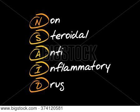 Nsaid - Nonsteroidal Anti-inflammatory Drug Acronym, Concept Background