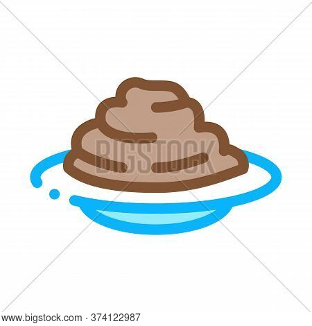Soy Miso Meal Icon Vector. Soy Miso Meal Sign. Color Symbol Illustration