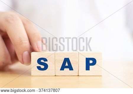 Business Management Software (sap). Erp Enterprise Resources Planning System Concept