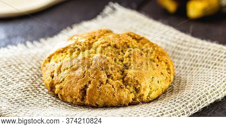 Cornmeal Bread, Small Traditional Bread From Brazil And Portugal, Made With Corn Flour. Known As Bro