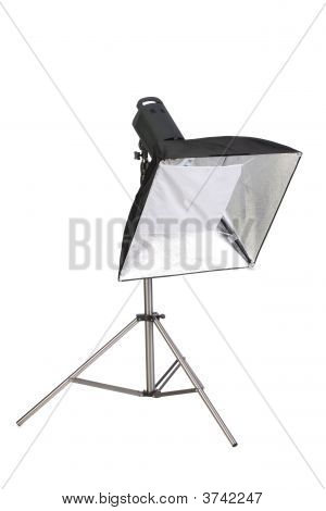 Studio Strobe mit softbox