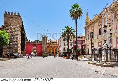 Triumph Square (plaza Del Triumfo), Seville, Spain