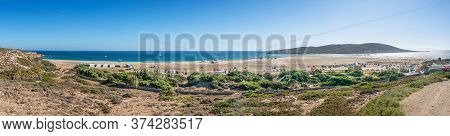 Panoramic View Of Prasonisi Beach On The South Of Rhodes Island (greece)