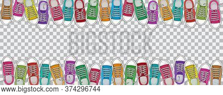 trendy colorful sneakers