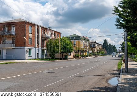 Poti, Georgia - 21, June 2020: Beautiful City Of Poti, Travel