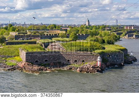 Fortress Of Suomenlinna Near Helsinki In Finland