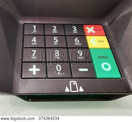 Terminal For Payment By Bank Card And Wareless Gadgets