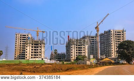 Vijayawada, INDIA - January 6 2019 : New proposed capital of Andhra Pradesh state in India is put on hold at Amaravati near Vijayawada, India