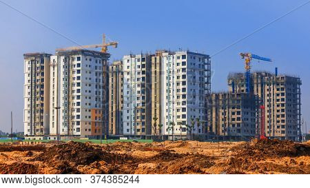 Vijayawada, INDIA - January 6 2019 : New proposed capital of Andhra Pradesh state in India is put on hold at Amaravati near Vijayawada, India
