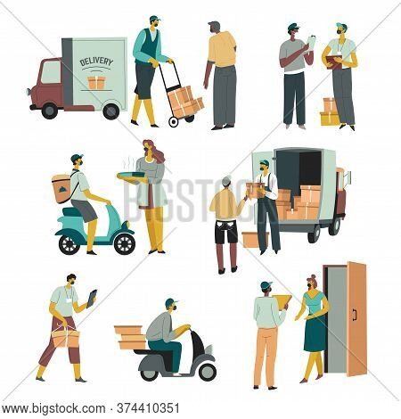 Logistics And Delivery Of Food And Orders For Clients