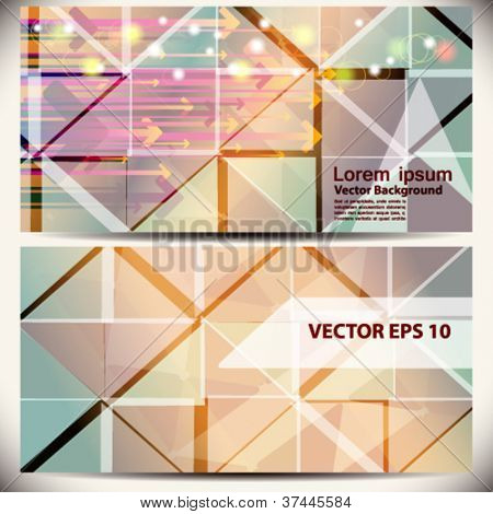 Cartão de visita, frontside e backside design | Vector EPS10
