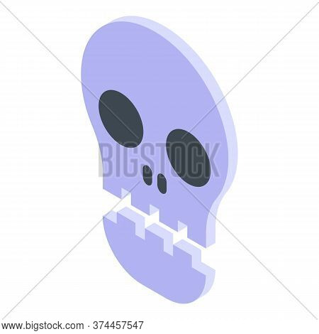 Skull Hoax Icon. Isometric Of Skull Hoax Vector Icon For Web Design Isolated On White Background