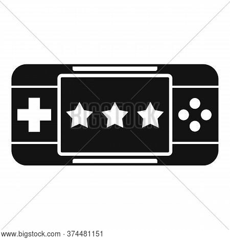 Portable Game Device Icon. Simple Illustration Of Portable Game Device Vector Icon For Web Design Is