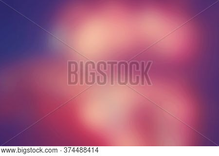 Abstract Blurred Background In Pink And Blue