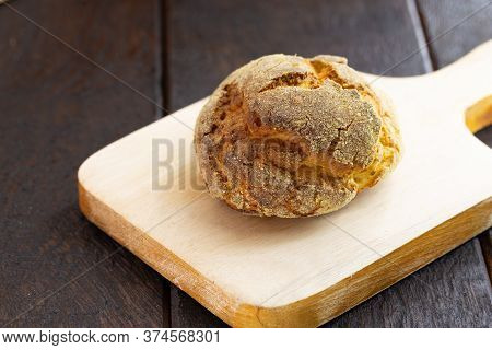 Small Corn Bread, Called Broinha Or Broa. Made With Flour And Corn Or Cornmeal.