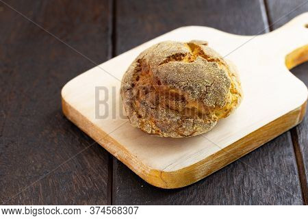 Small Corn Bread, Called Broinha Or Broa. Made With Flour And Corn Or Cornmeal.