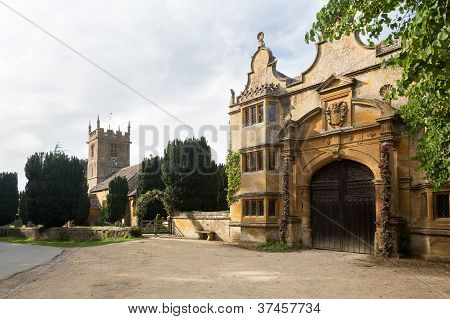 Stanway House og St. Peters Kirke Stanton