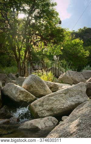Rocky Mountain Creek Near Potrero De Los Funes, San Luis, Argentina.