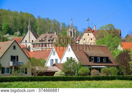 An image of a view to Bebenhausen with monastery