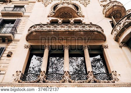 The House Of Llieo I Morera Is A Six-story Residential Building In Barcelona, A Masterpiece Of Catal