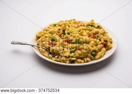 Dalia Khichdi Or Daliya Khichadi Is A Delicious One Pot Meal Made From Broken Wheat And Vegetables,