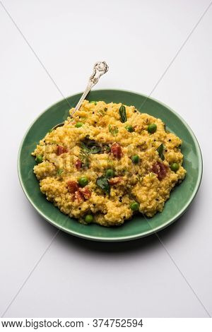 Dalia Khichdi Or Daliya Khichadi Is A Delicious One Pot Meal Made From Broken Wheat And Vegetables,