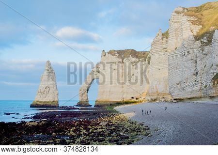 Beautiful White Rocks Of The Ocean Coast