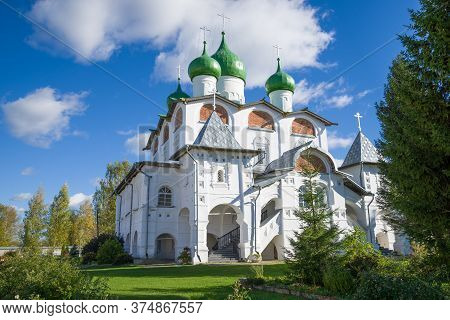 At The Ancient Cathedral Of St. Nicholas The Wonderworker Of St. Nicholas-vyazhishchi Monastery On A