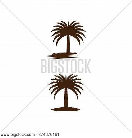 Dates Tree  Logo Template Vector Symbol