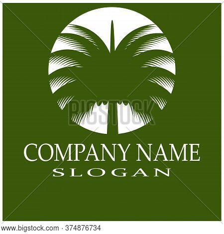 Dates Tree Logo Template Vector Symbol