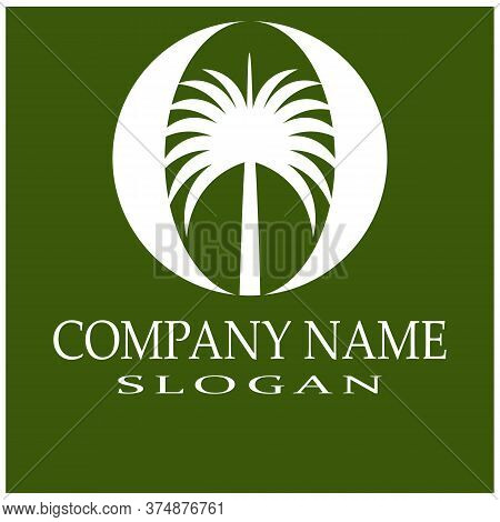 Dates Tree Logo Template Vector Symbol