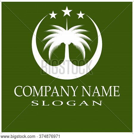 Dates Tree Logo Template Vector Symbol