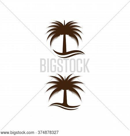 Dates Tree  Logo Template Vector