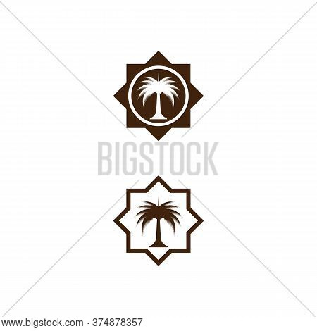 Dates Tree  Logo Template Vector
