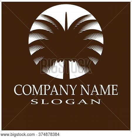Dates Tree  Logo Template Vector