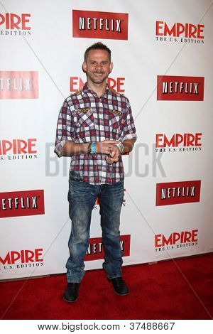LOS ANGELES - 2 de outubro: Dominic Monaghan chega o Império para iPad lançamento no Sunset Tower Hotel