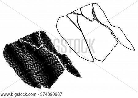 Basra City (republic Of Iraq, Basra Governorate) Map Vector Illustration, Scribble Sketch City Of Ba
