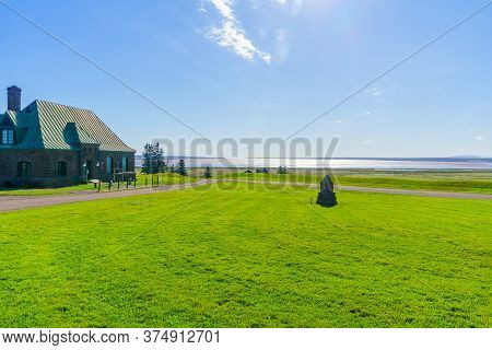 View Of The Historical Fortress Of Fort Beausejour, In New Brunswick, Canada