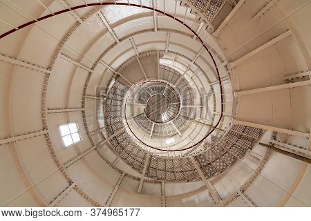Round Staircase In The Interior Of The Poti Lighthouse, Travel